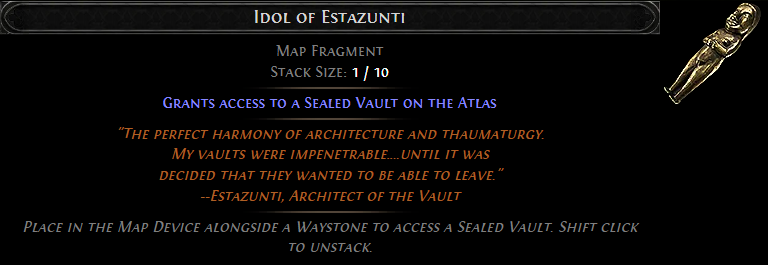 MMOJUGG Path of Exile 2 Idol of Estazunti Details View of Item Function and Use